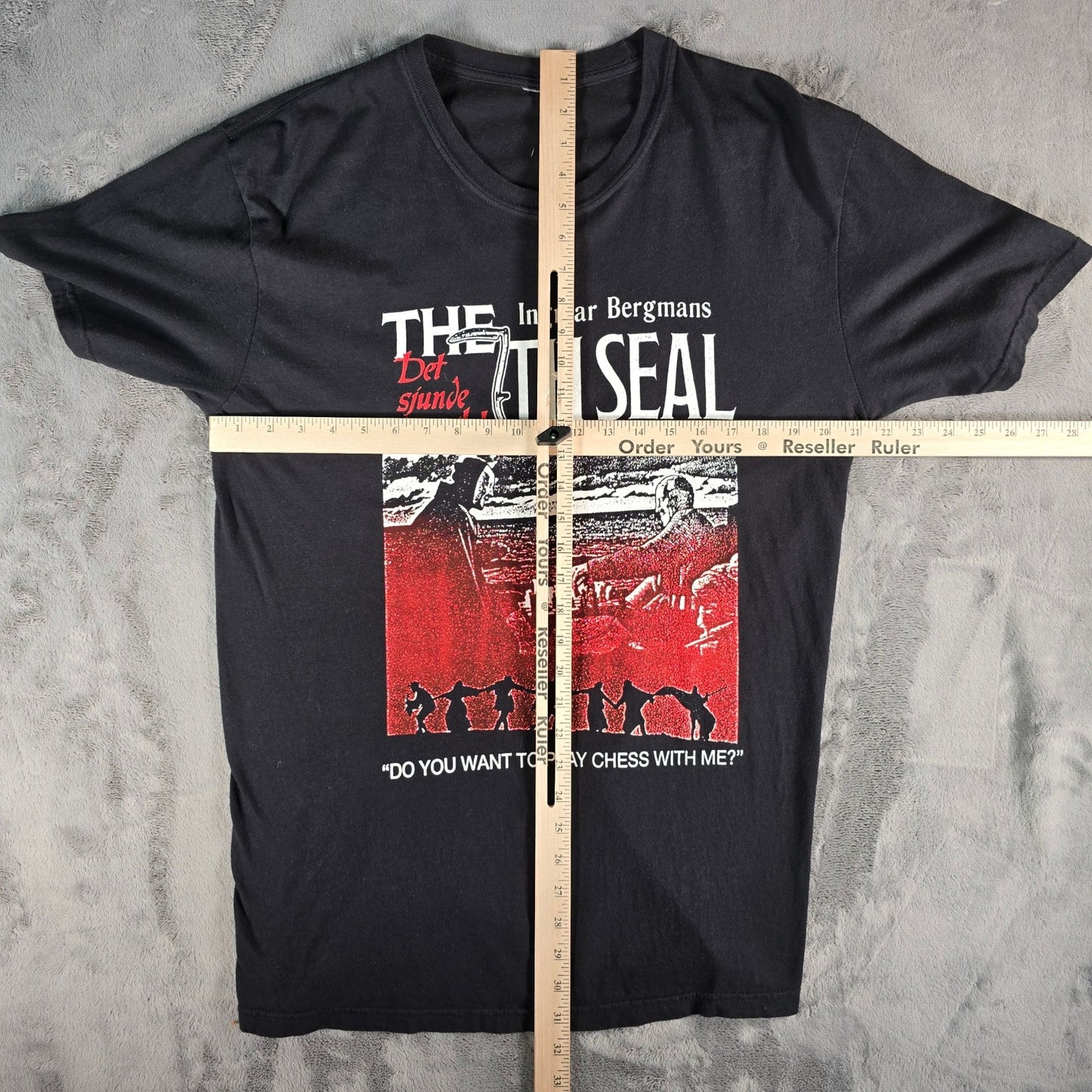 2020s Scorpion Home Video Ingmar Bergman's The Seventh Seal Chess T-Shirt (L)