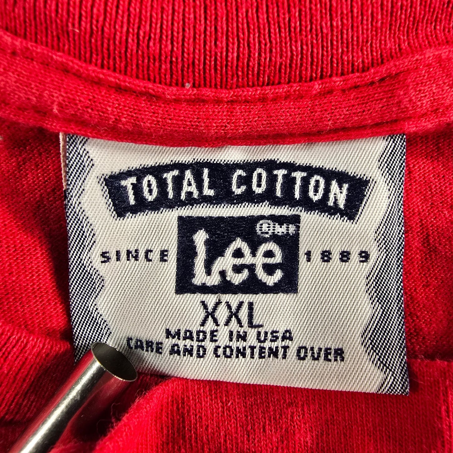 Vintage 1990s Lee Total Cotton 01-01-00 "Mark Of the millennium" T-Shirt (2XL)