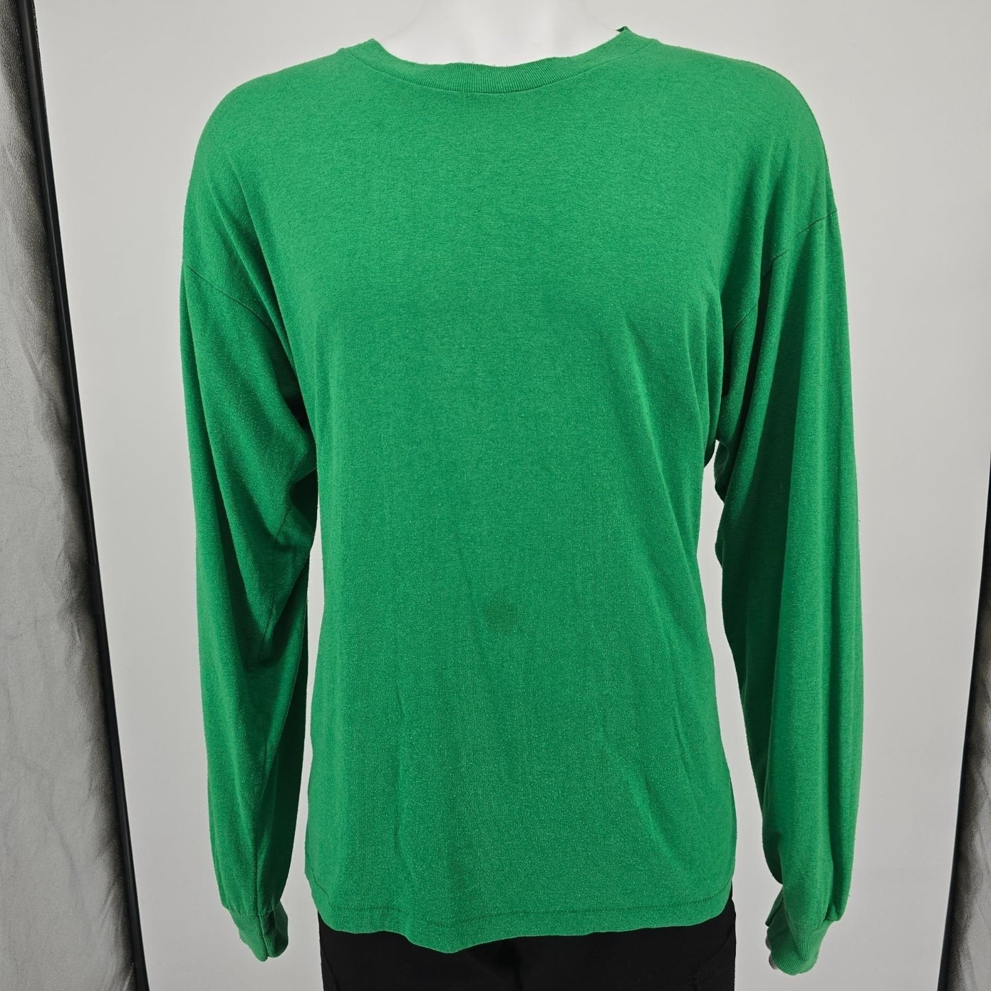 Vintage 1990s Tennessee River Heavyweight Kelly Green Long Sleeve T-Shirt (XL)