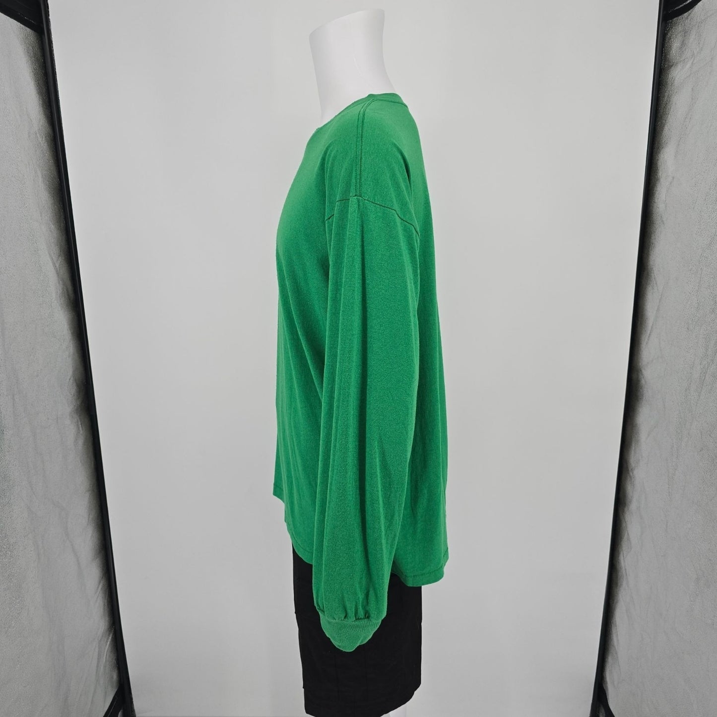 Vintage 1990s Tennessee River Heavyweight Kelly Green Long Sleeve T-Shirt (XL)