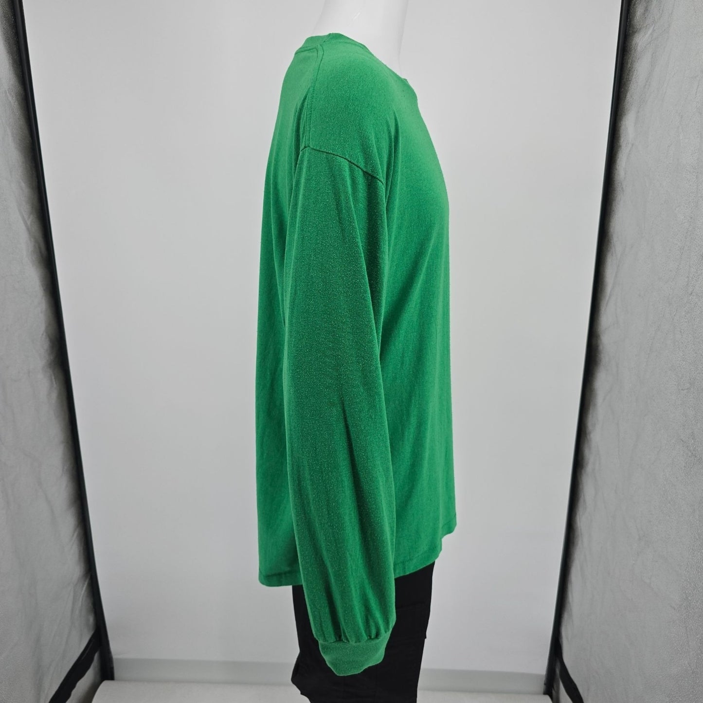 Vintage 1990s Tennessee River Heavyweight Kelly Green Long Sleeve T-Shirt (XL)