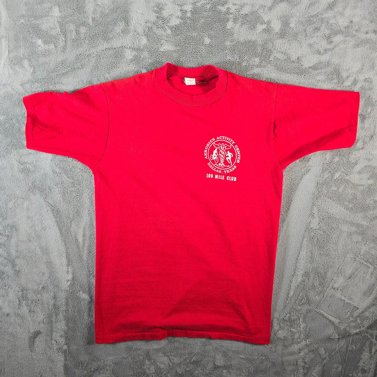 Vintage 1970s Collegiate Pacific Aerobics Activity Center Dallas T-Shirt (S/M)