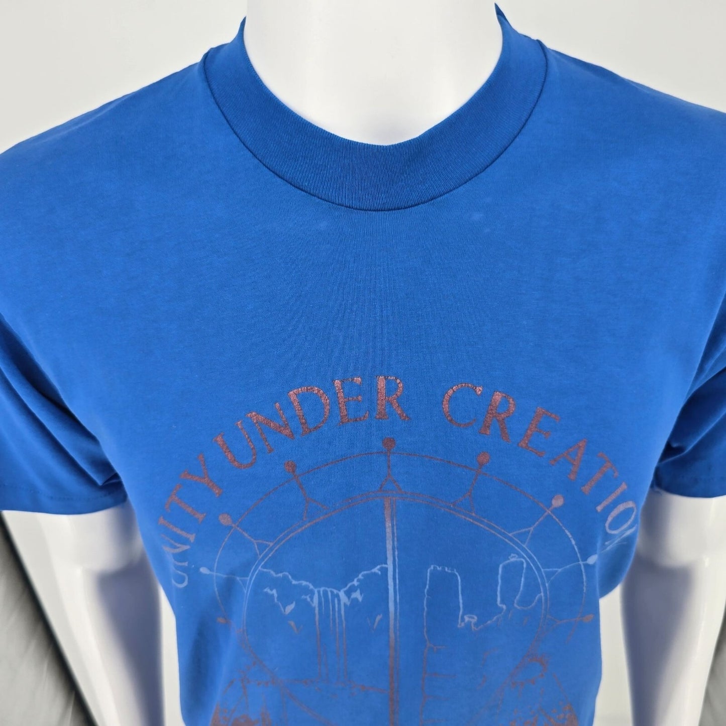 Vintage 1980s Hanes "Unity Under Creation" Dreamcatcher Graphic T-Shirt (M/L)