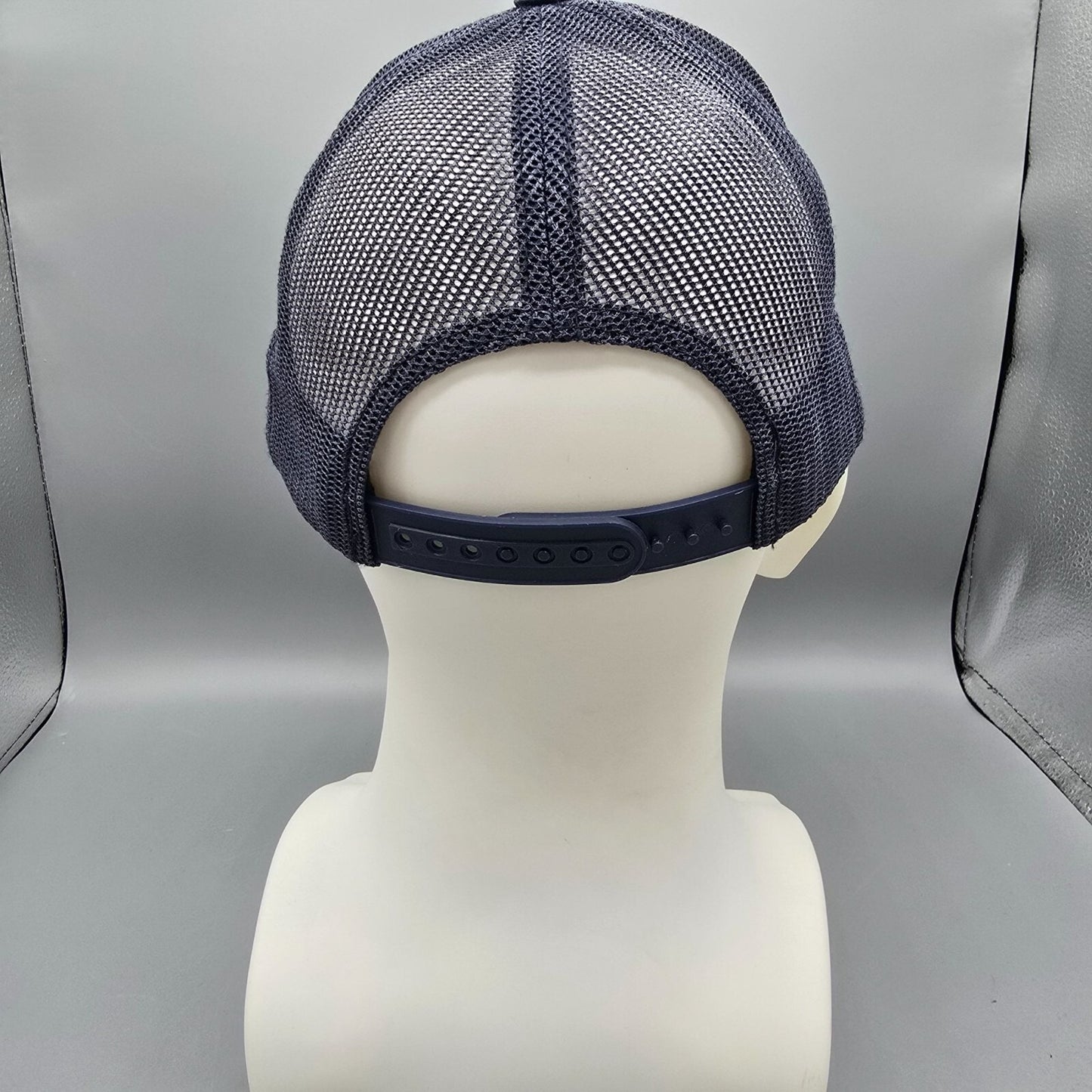 Wave Garden Navy Blue Trucker The Classics Yupoong  Snapback Trucker Hat *Fair