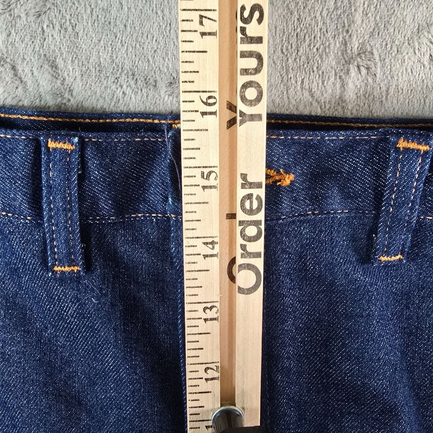 Vintage 1980s Wrangler NWT Deadstock 85301PS Dark Indigo Jeans (45x32)
