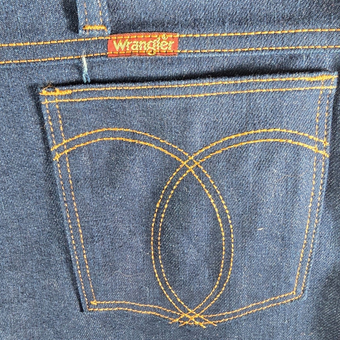 Vintage 1980s Wrangler NWT Deadstock 85301PS Dark Indigo Jeans (45x32)