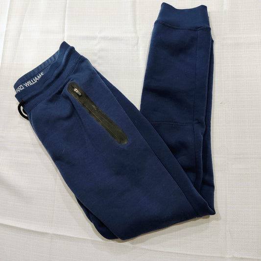 Ethan Williams Made in USA Blue Zipper Pocket Sweat Pants (Size Small)