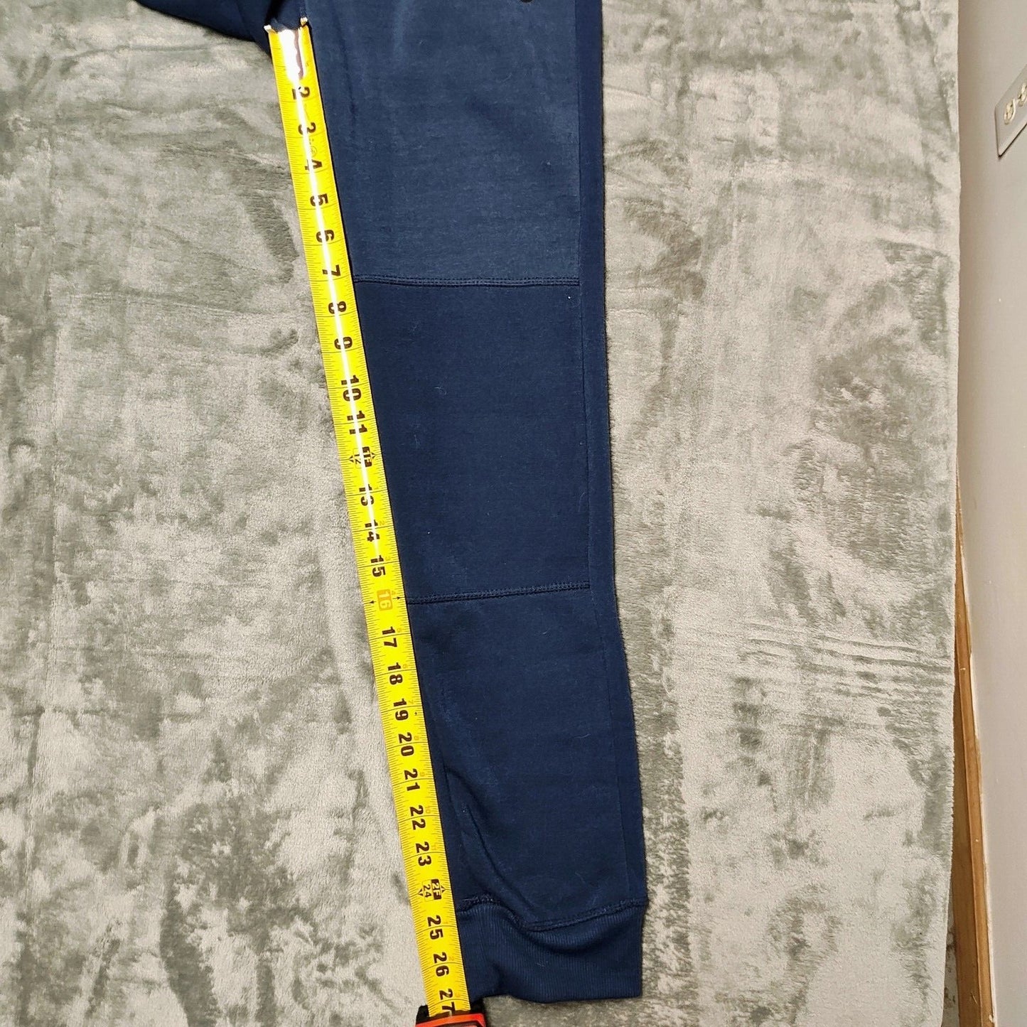 Ethan Williams Made in USA Blue Zipper Pocket Sweat Pants (Size Small)