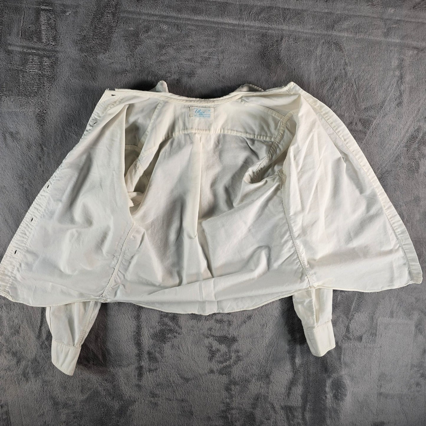 Vintage 1960s Felice Combed Cotton Muncie Civic Theatre Costume Shirt (M)