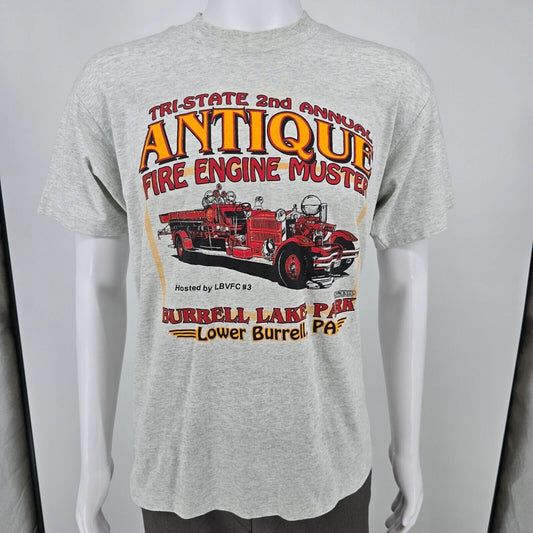 Vintage 1994 Lower Burrell, PA Annual Antique Fire Engine Muster T-Shirt (M/L)