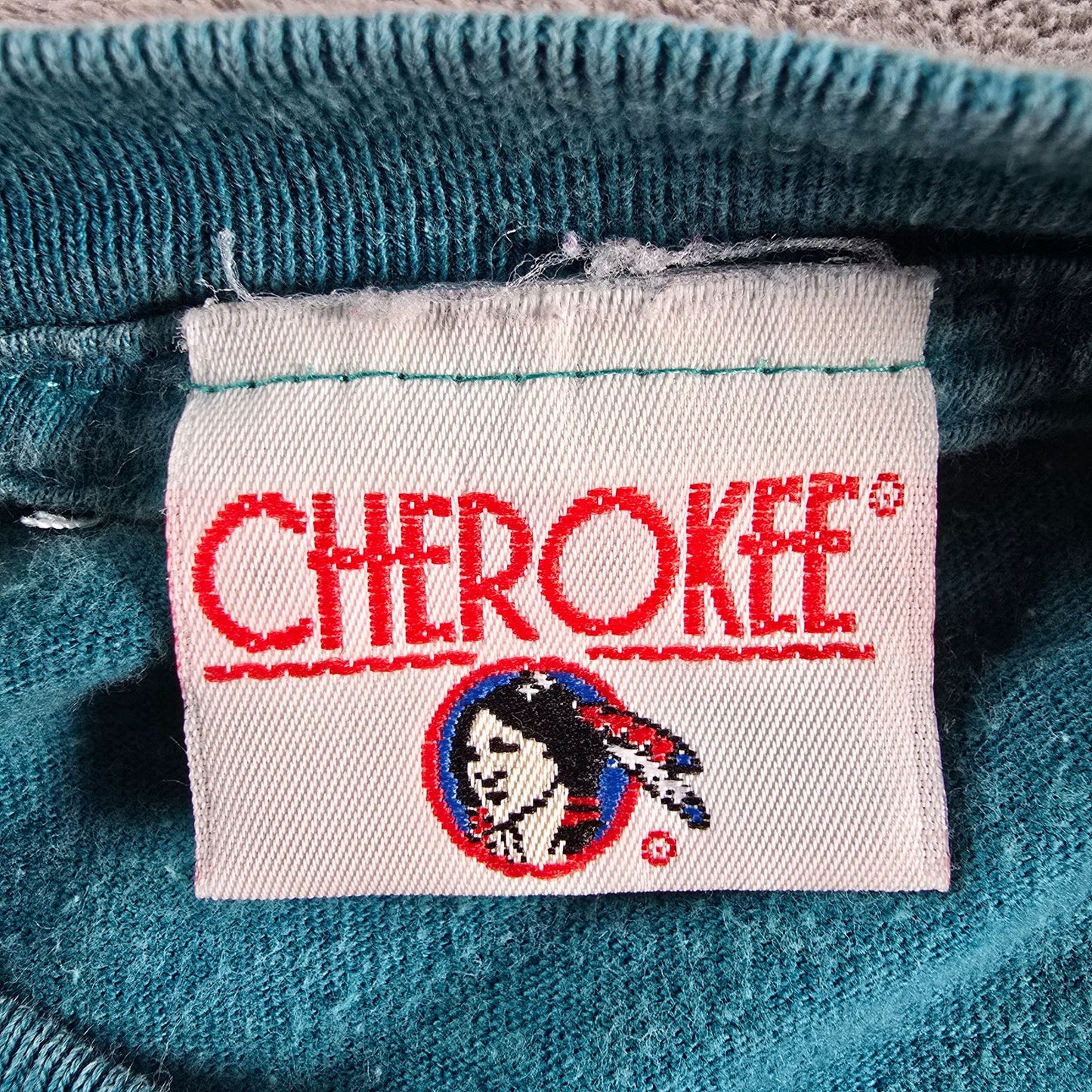 Distressed Vintage 1990s Cherokee "Desert Bloom" Southwest Graphic T-Shirt (XXL)