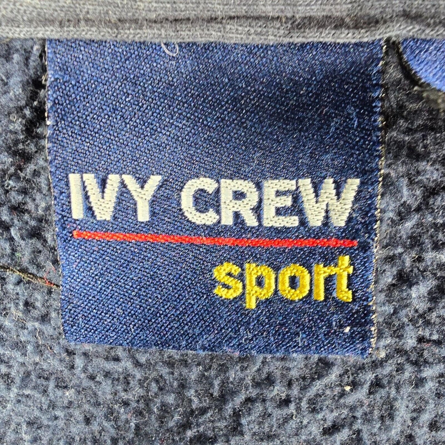 Vintage Y2K Goody's Ivy Crew Sport Full Zip Navy Blue Hooded Sweatshirt (M)