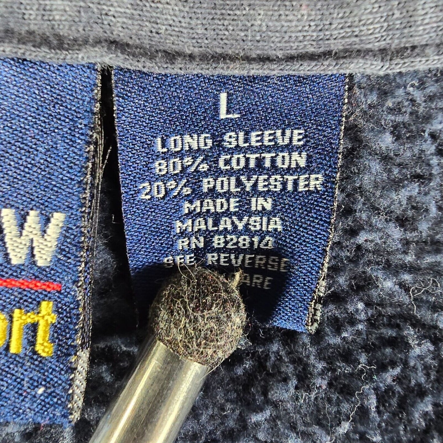 Vintage Y2K Goody's Ivy Crew Sport Full Zip Navy Blue Hooded Sweatshirt (M)
