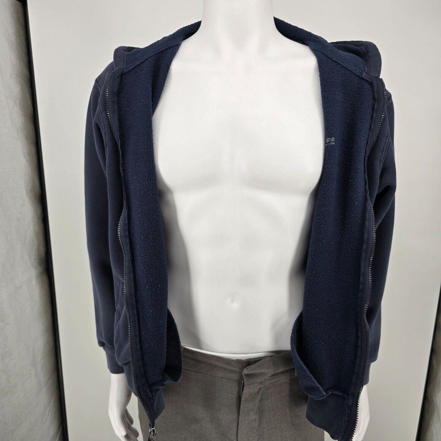 Vintage Y2K Goody's Ivy Crew Sport Full Zip Navy Blue Hooded Sweatshirt (M)