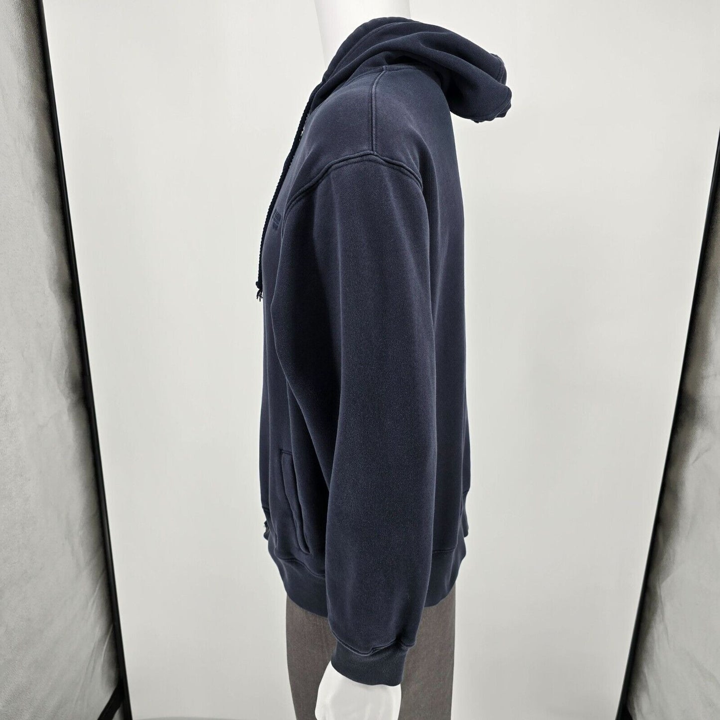 Vintage Y2K Goody's Ivy Crew Sport Full Zip Navy Blue Hooded Sweatshirt (M)