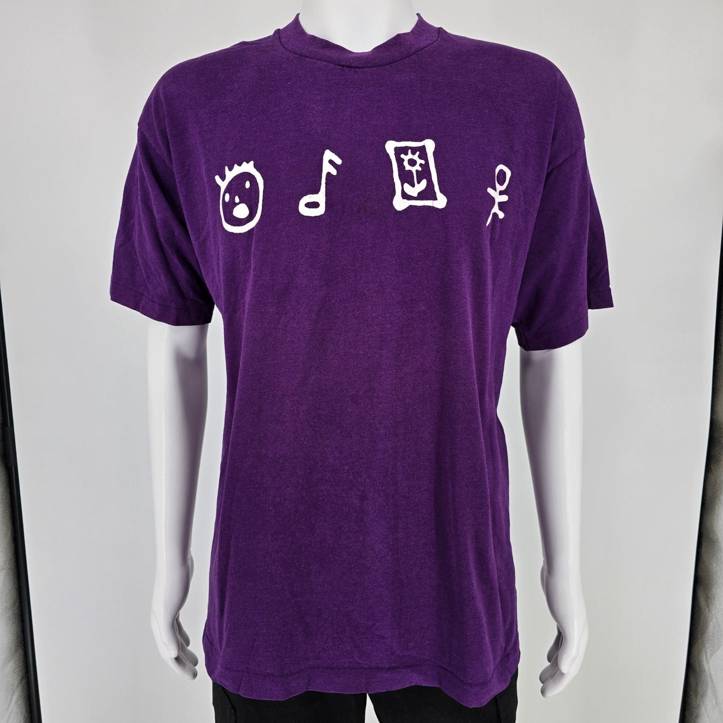 Vintage 1990s Fruit of the Loom Purple Cincinnati Fine Arts Fund T-Shirt (XL)