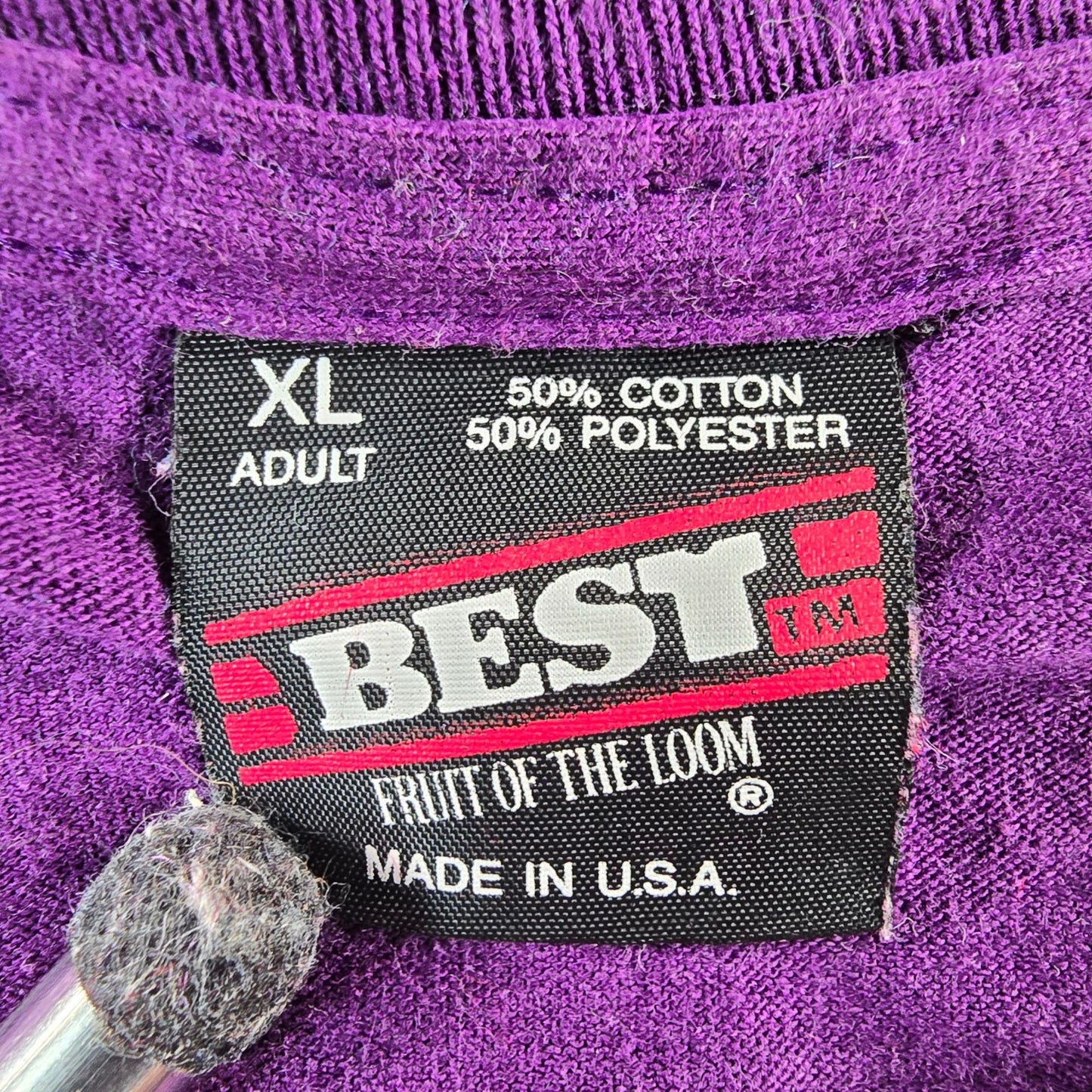 Vintage 1990s Fruit of the Loom Purple Cincinnati Fine Arts Fund T-Shirt (XL)