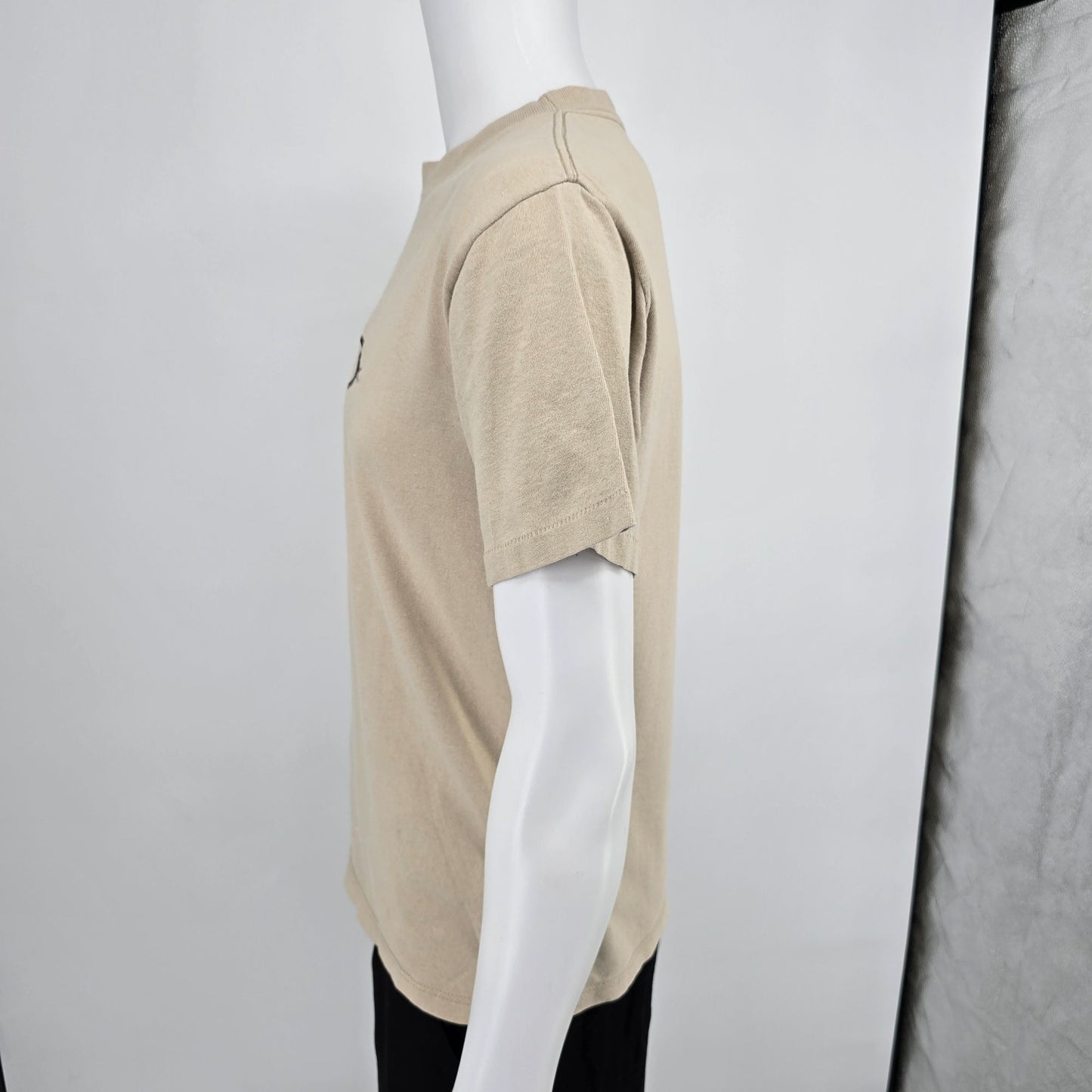 Vintage 1990s P.S.I. Beige Embroidered Sedona Kokopelli Graphic T-Shirt (M)