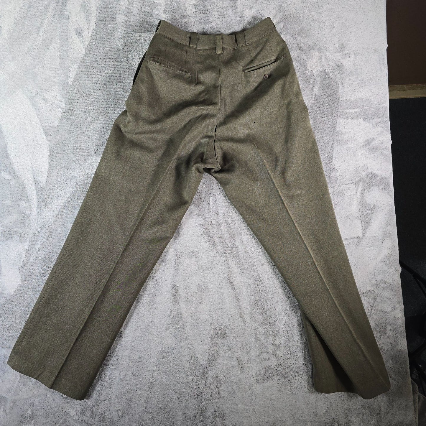 Vintage 1940s World War II USMC Officer Uniform Pants- Lt. Broni S Macys (31x32)