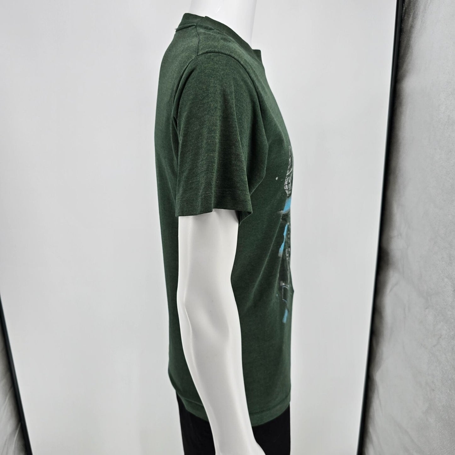 Vintage 1990s Star Wars Darth Vader Boba Fett Green Single Stitch T-Shirt (S/M)