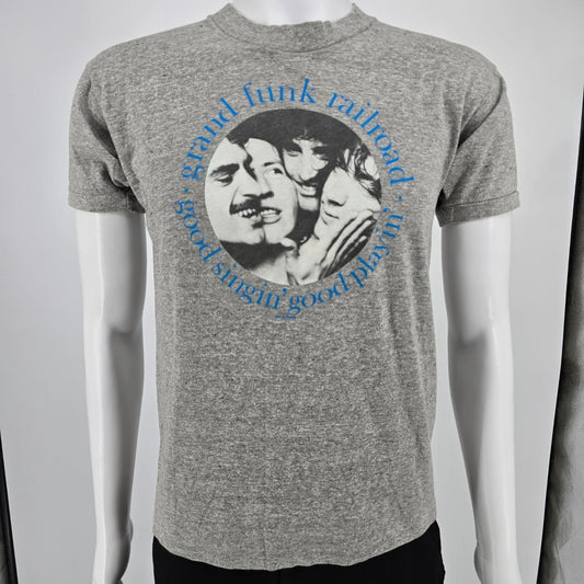 Vintage 1970s Mayo Spruce Grand Funk Railroad 1976 American Tour T-Shirt (S)