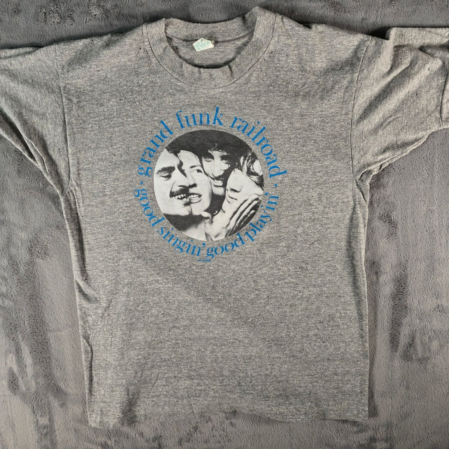 Vintage 1970s Mayo Spruce Grand Funk Railroad 1976 American Tour T-Shirt (S)