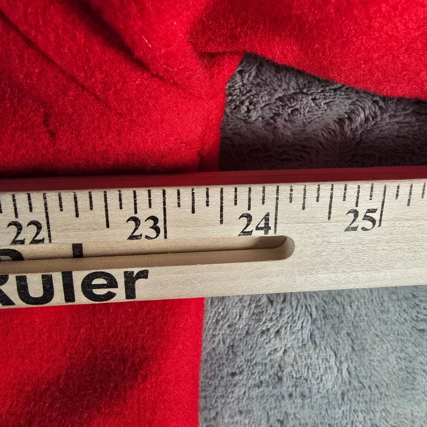 Vintage 1980s Electre Paris Made in France Red Lambs' Wool Coat (XL) *Fair
