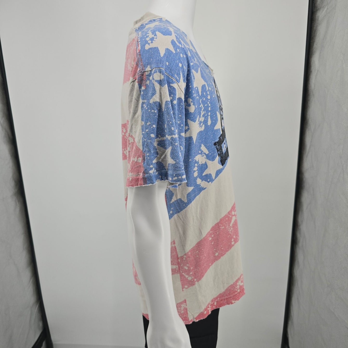 Distressed Vintage 1990s Big O Tires Proudly Made in America AOP T-Shirt (XL)