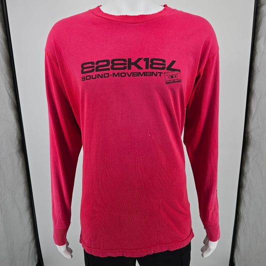 Vintage Y2K Ezekiel Surf/Skate Sound + Movement Red Long Sleeve T-Shirt (L)