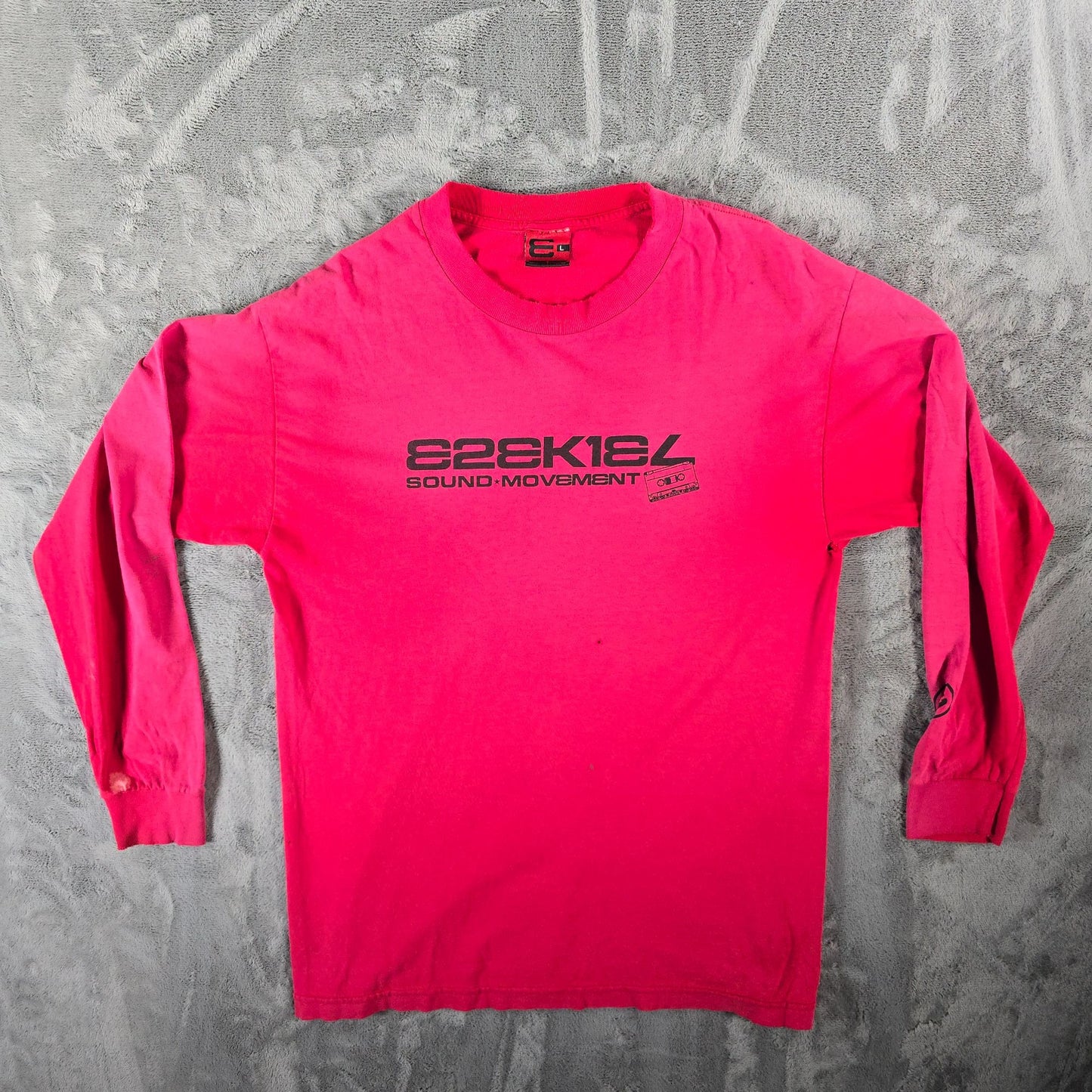 Vintage Y2K Ezekiel Surf/Skate Sound + Movement Red Long Sleeve T-Shirt (L)