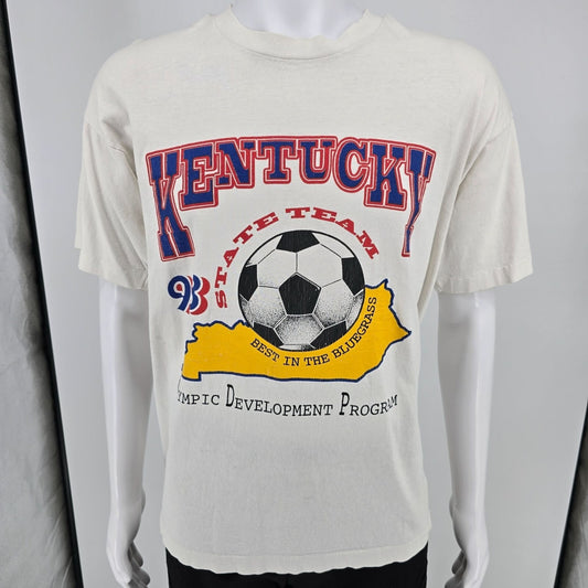 Vintage 1993 Kentucky State Soccer Team Olympic Development Program T-Shirt (XL)