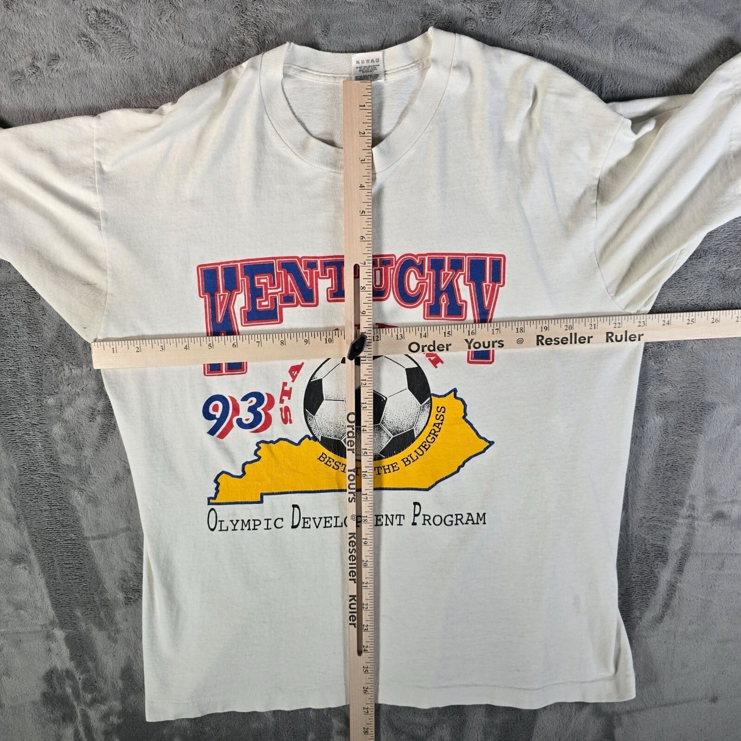 Vintage 1993 Kentucky State Soccer Team Olympic Development Program T-Shirt (XL)