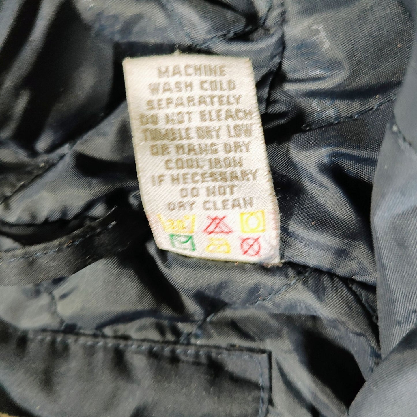 Timberland Womens Navy Hooded Relaxed Fit Insulated Jacket (Size Small) *Flaws*