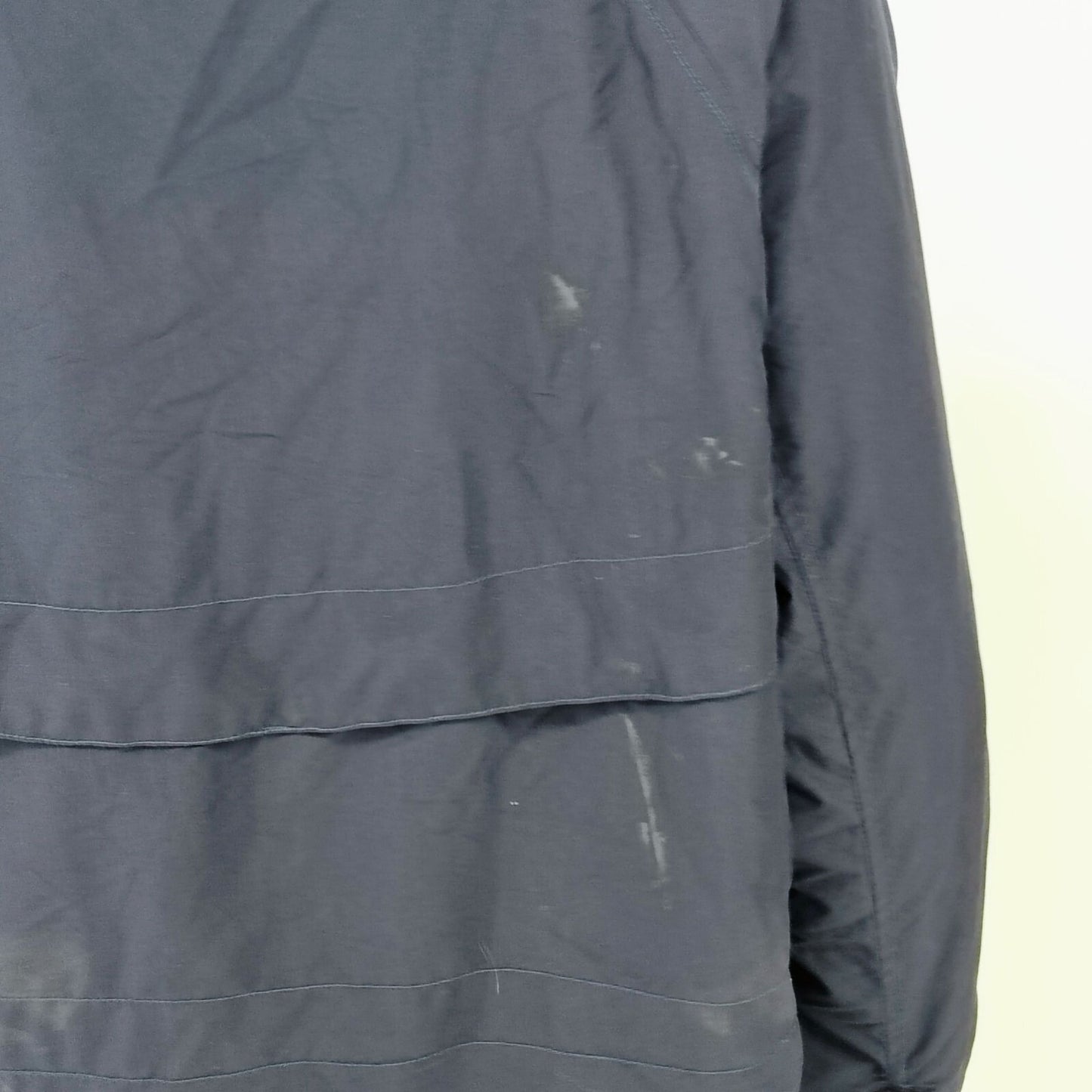 Timberland Womens Navy Hooded Relaxed Fit Insulated Jacket (Size Small) *Flaws*