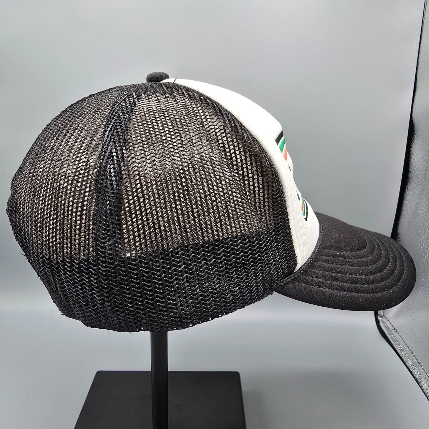 SeaWorld Est 1964 Black & White Adjustable Curved Brim Otto Trucker Hat *Fair