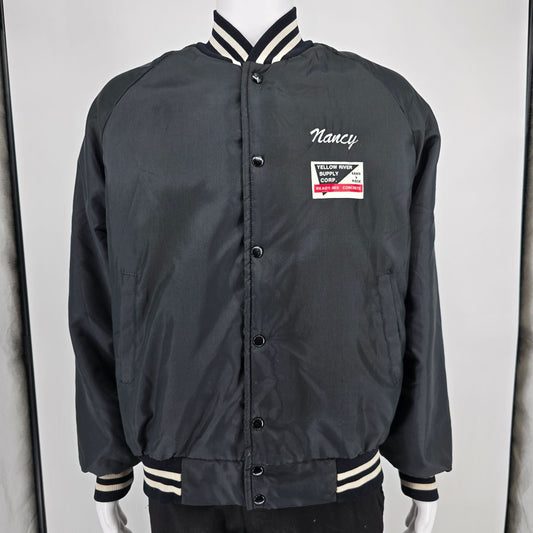 Vintage 1990s Yellow River Supply Corp. Ready-Mix Concrete "Nancy" Jacket (L)