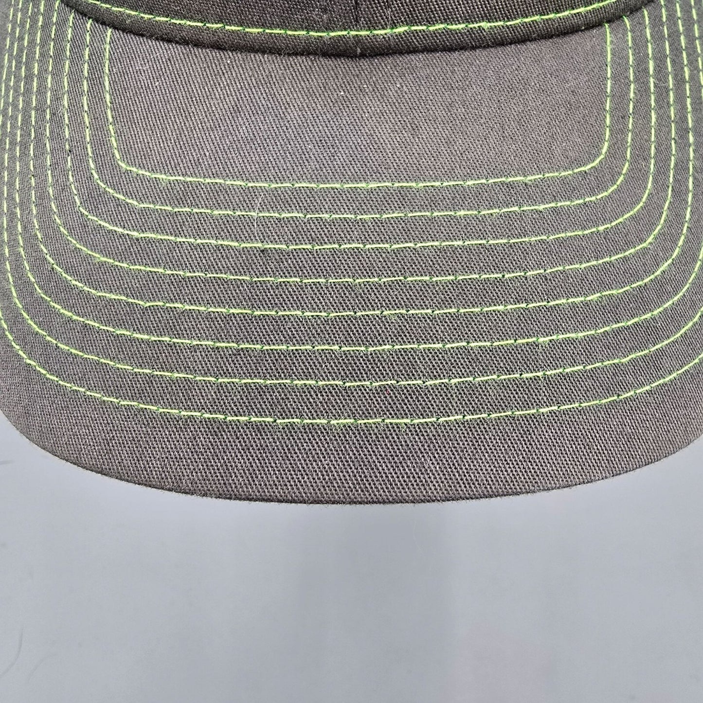 Payless Building Supply Gray & Neon Green Mesh Richardson #112 Trucker Hat *Fair
