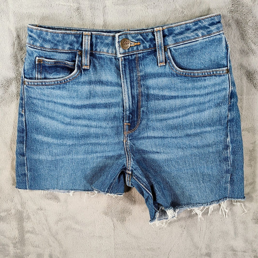 Lee Organic Cotton Women's "Carol" Denim DIY Cut-Off Jean Shorts (27" Waist)