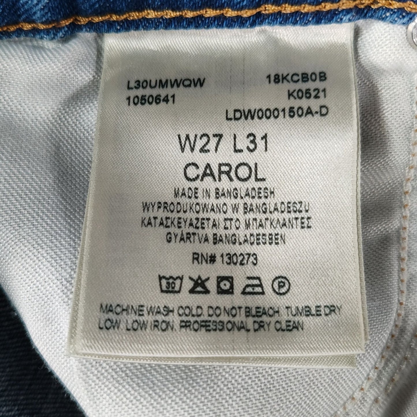 Lee Organic Cotton Women's "Carol" Denim DIY Cut-Off Jean Shorts (27" Waist)