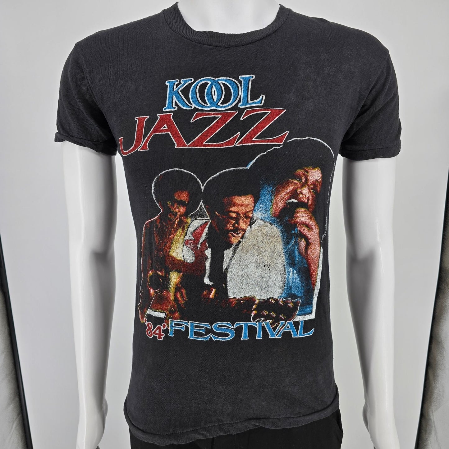 Vintage 1980s Kool Jazz Festival 1984 Cincinnati Concert T-Shirt (S)