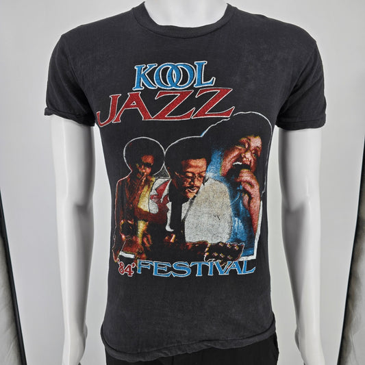 Vintage 1980s Kool Jazz Festival 1984 Cincinnati Concert T-Shirt (S)