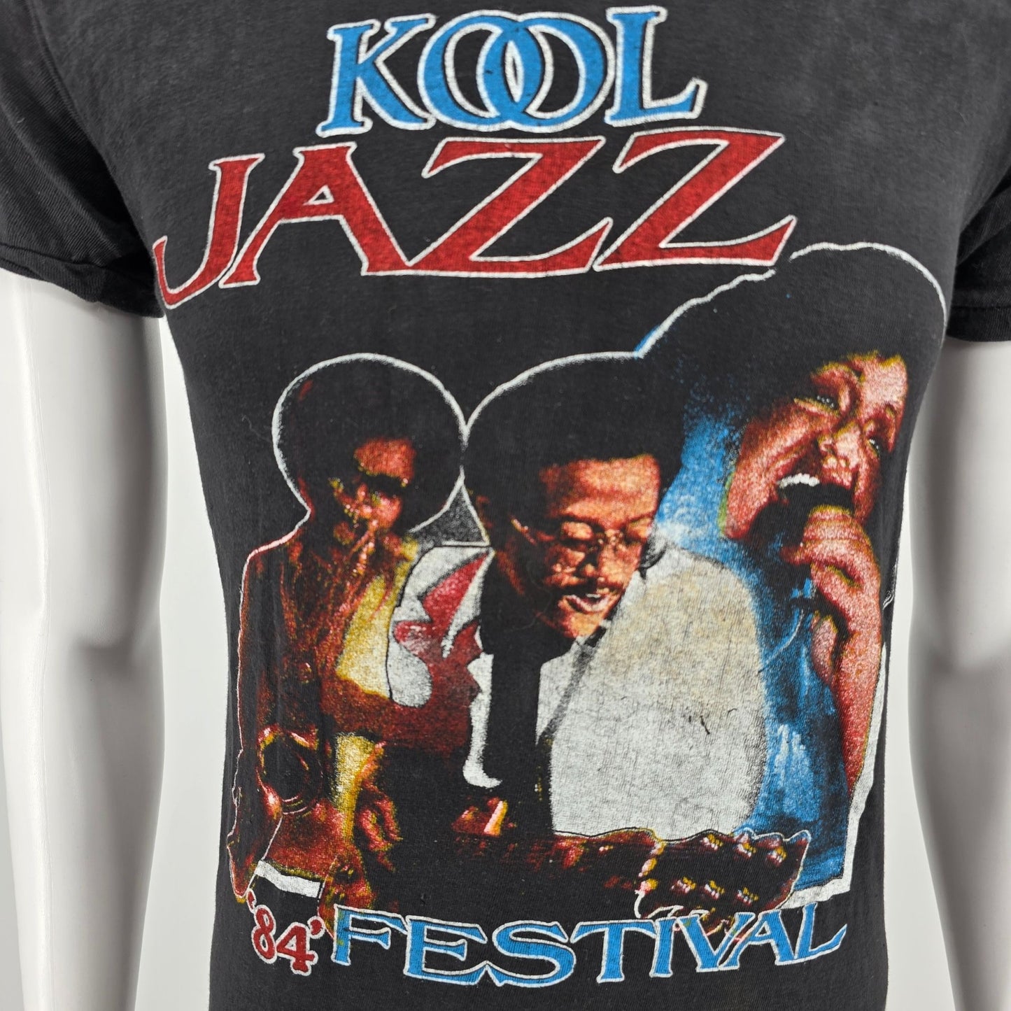 Vintage 1980s Kool Jazz Festival 1984 Cincinnati Concert T-Shirt (S)