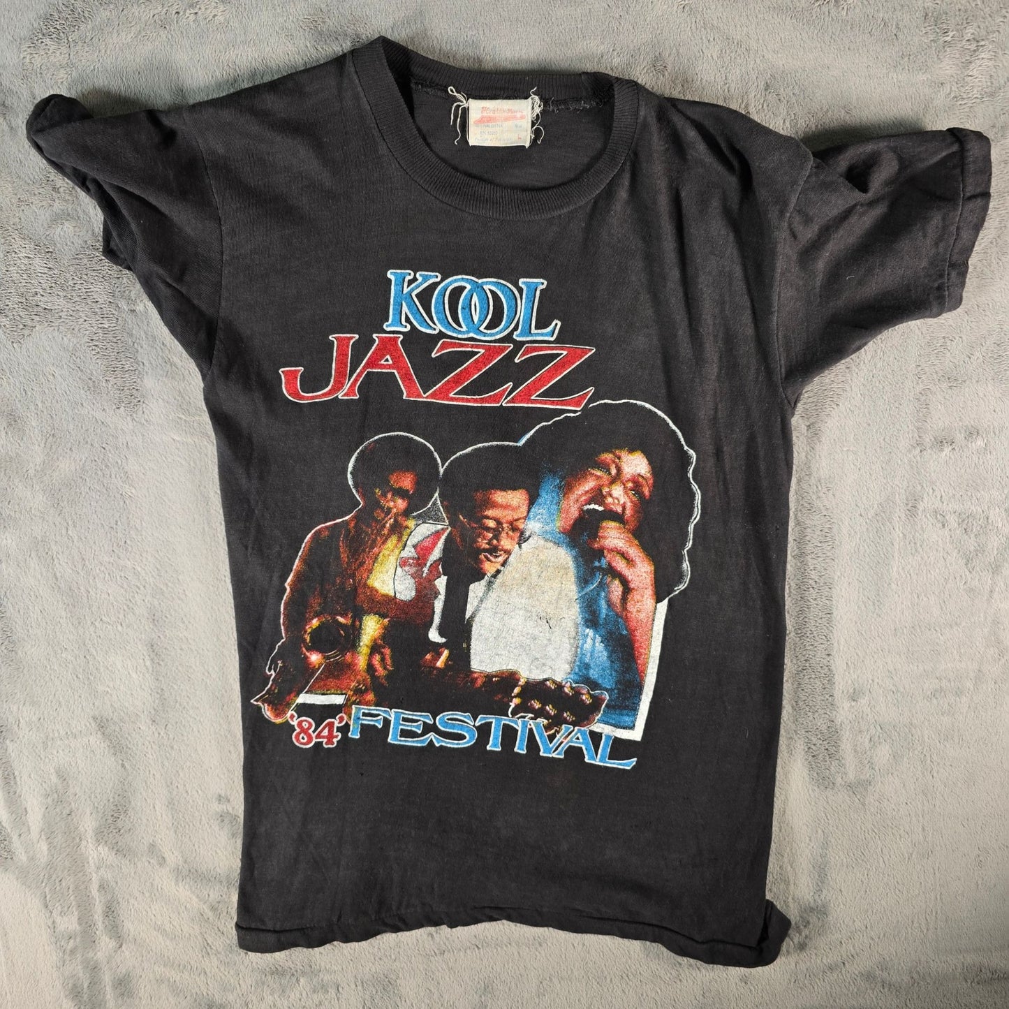 Vintage 1980s Kool Jazz Festival 1984 Cincinnati Concert T-Shirt (S)