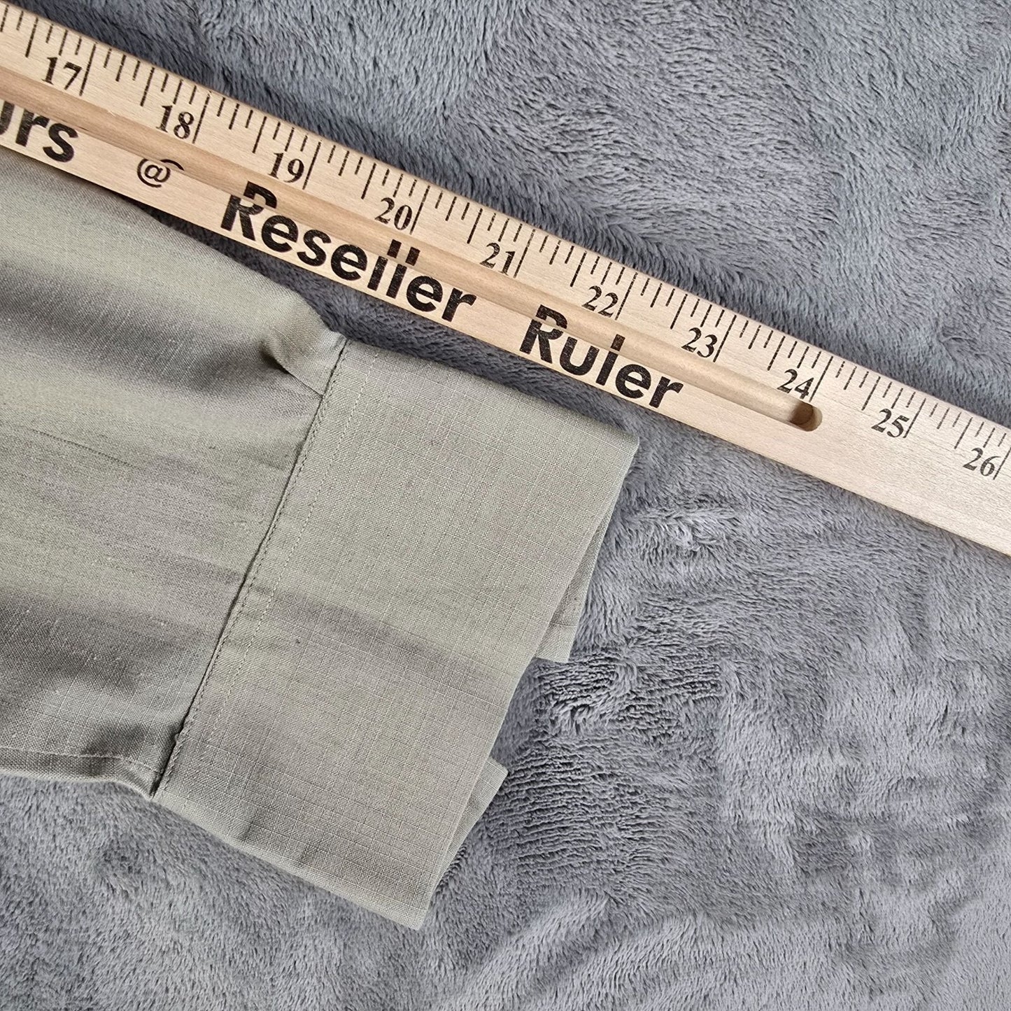 Vintage 1970s Taupe Wide Collar French Cuff Long Sleeve Pocket Dress Shirt (L)