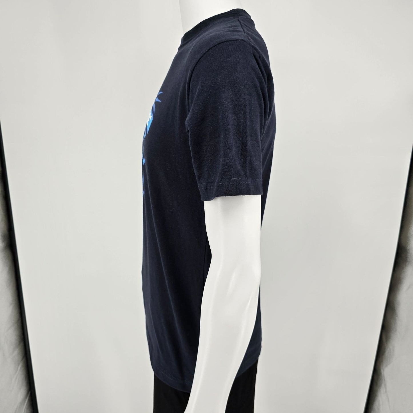 Vintage Y2K Guardian Angel Singapore Merlion Navy Blue Souvenir T-Shirt (M)