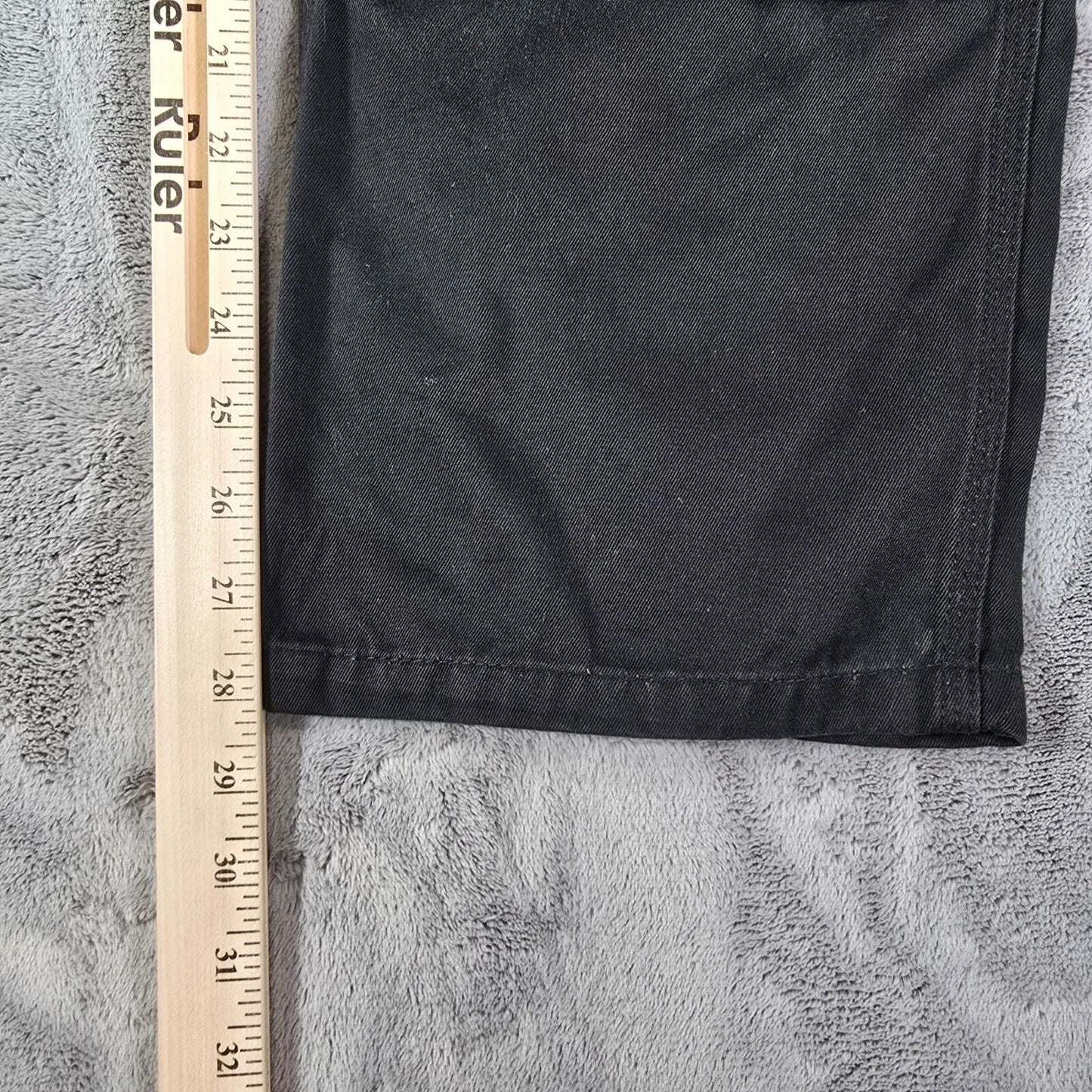 2010s Engelbert Strauss Black Reflective German Utility Work Pants (28x28)