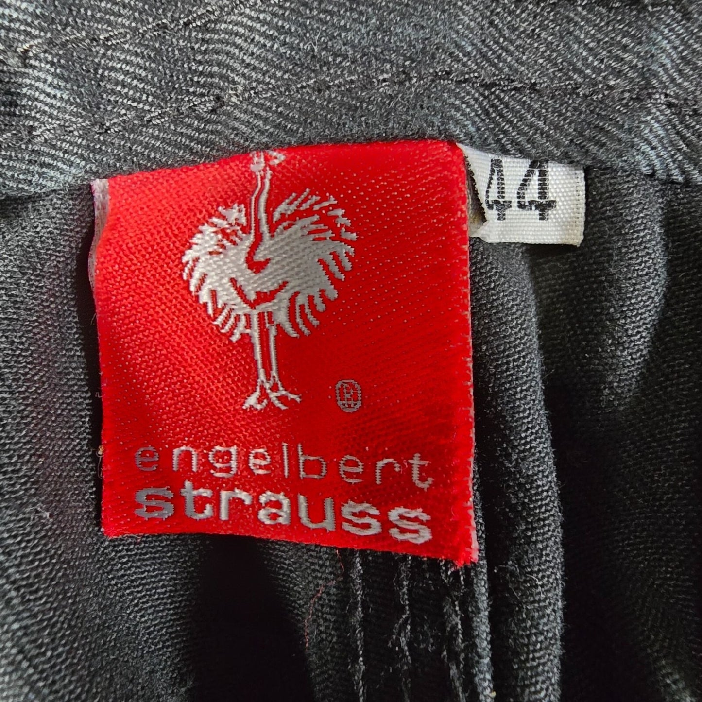 2010s Engelbert Strauss Black Reflective German Utility Work Pants (28x28)