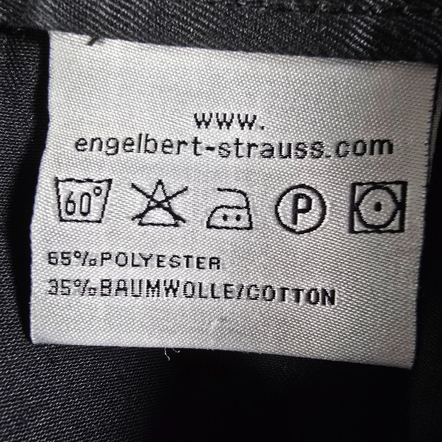 2010s Engelbert Strauss Black Reflective German Utility Work Pants (28x28)