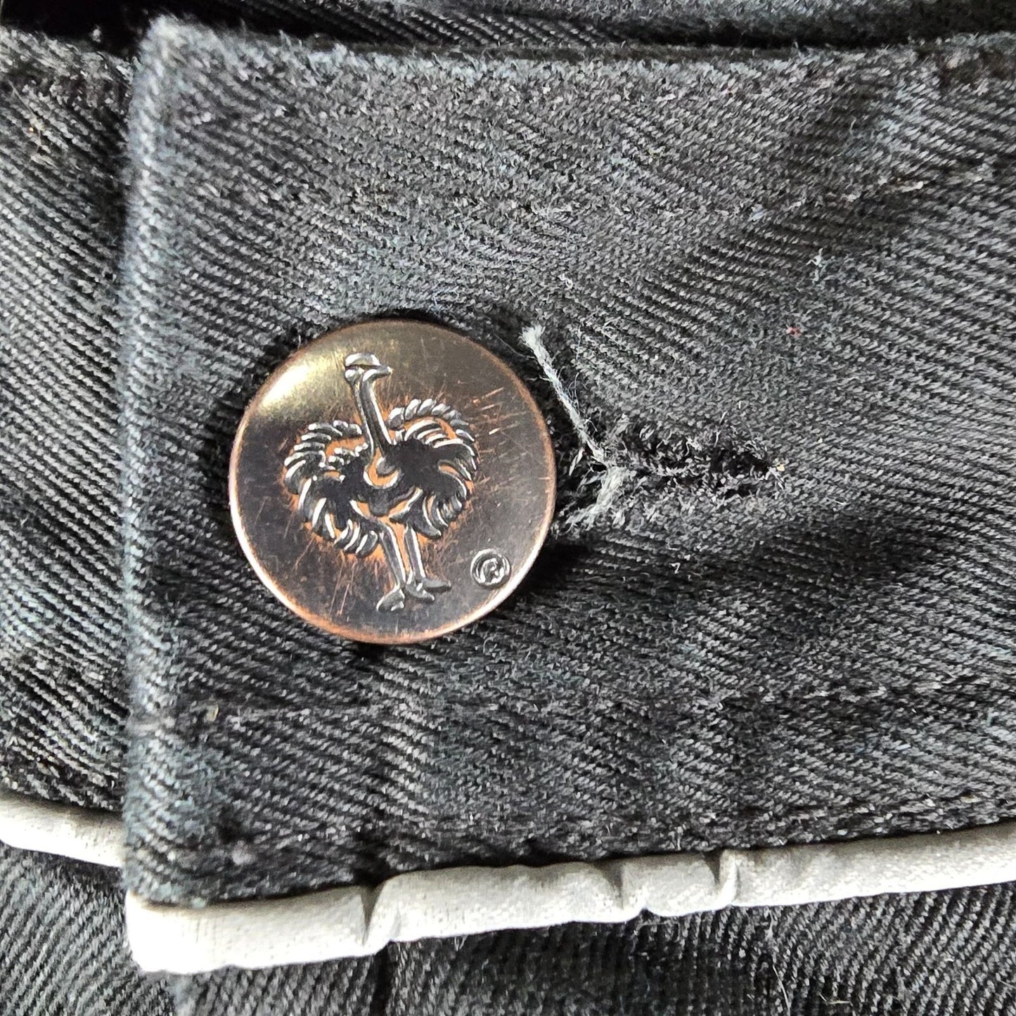 2010s Engelbert Strauss Black Reflective German Utility Work Pants (28x28)