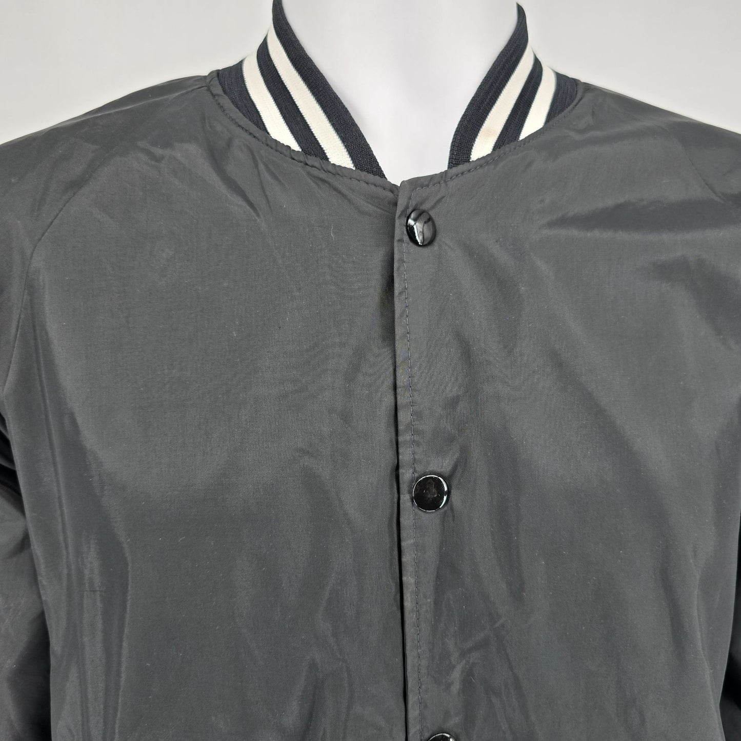 Vintage 1990s Hartwell Vanderbilt University Nylon Satin Bomber Jacket (XL)